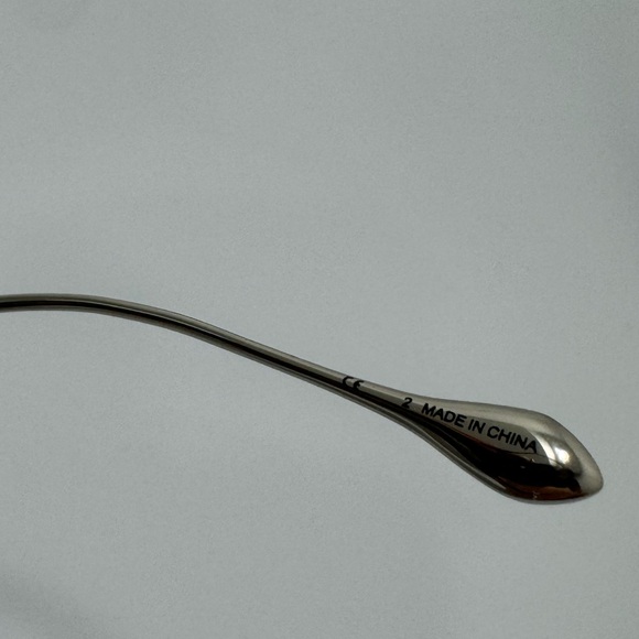 Isabel Marant 55MM Square Sunglasses Silver Black - Picture 5 of 7